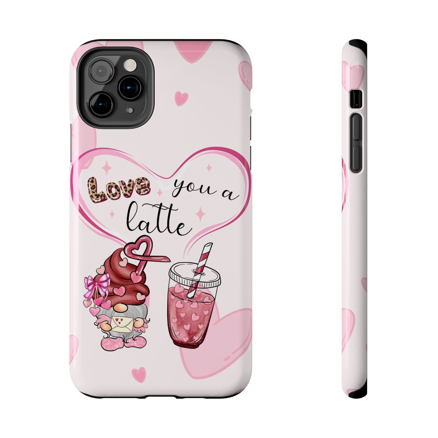 Love you a latte-Valentines day iPhone case- Romantic & stylish design