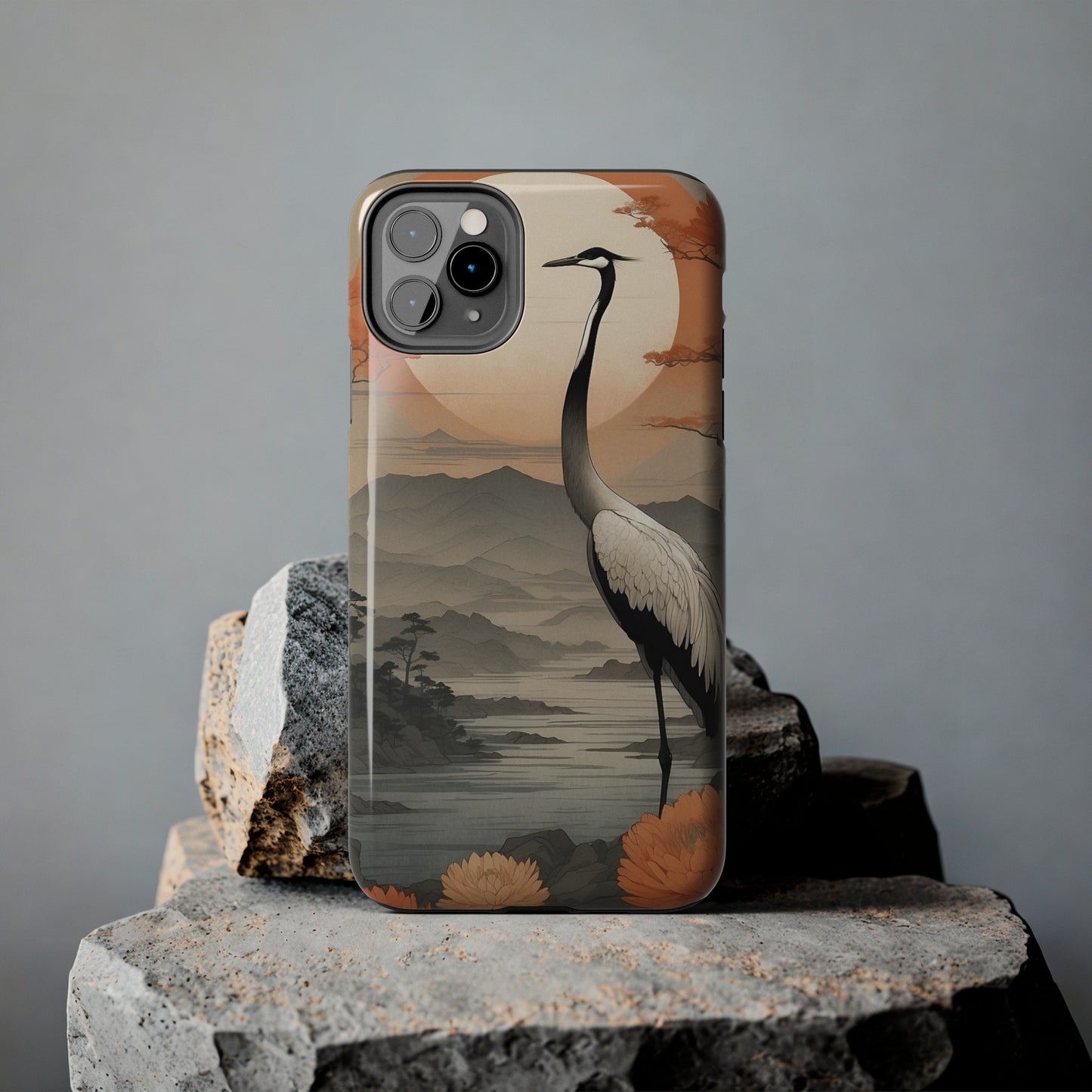 Beautiful Japanese Crane/Tough iPhone Case/ Nature