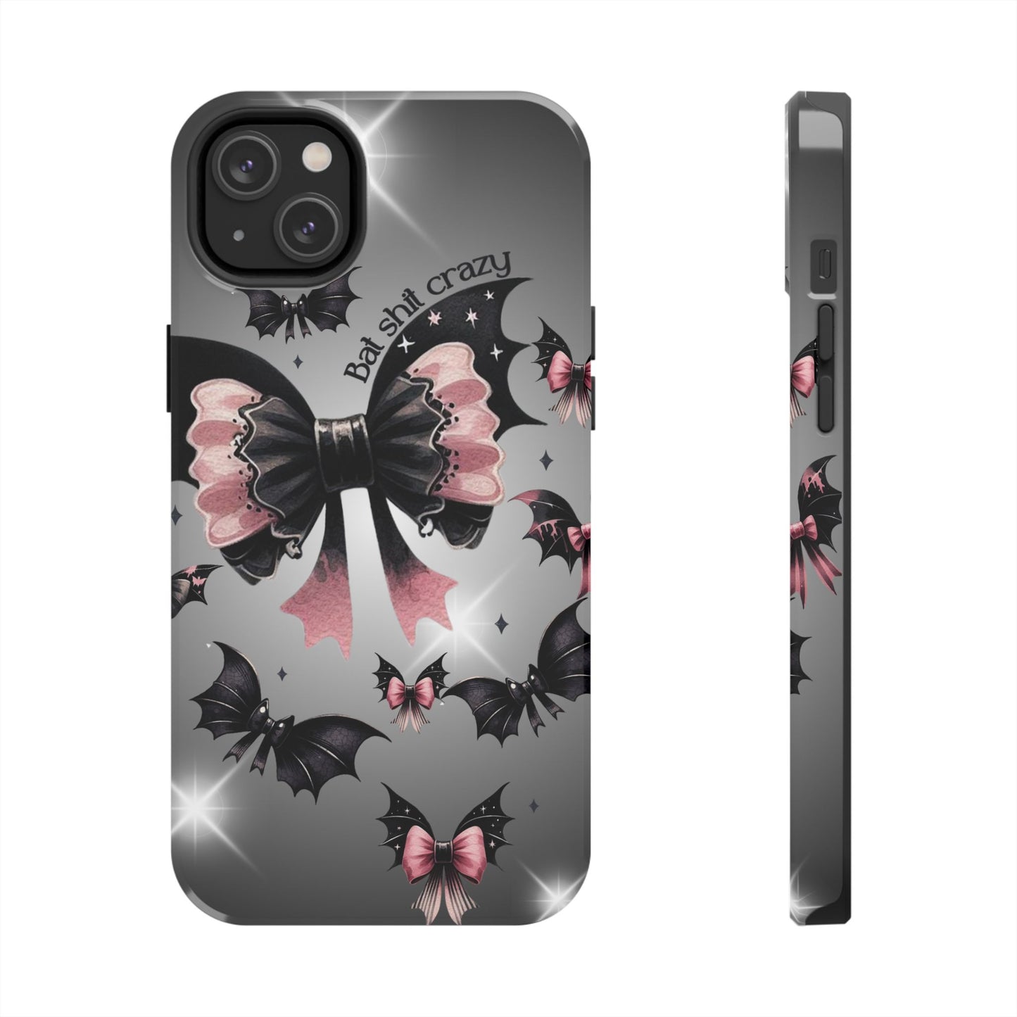 Bat Shit Crazy- Halloween themed Phone case- iPhone compatible Models 11-16