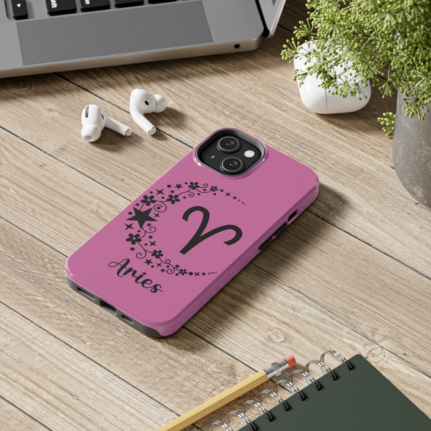 Pink Aries moon Tough Phone Case iPhone accessories