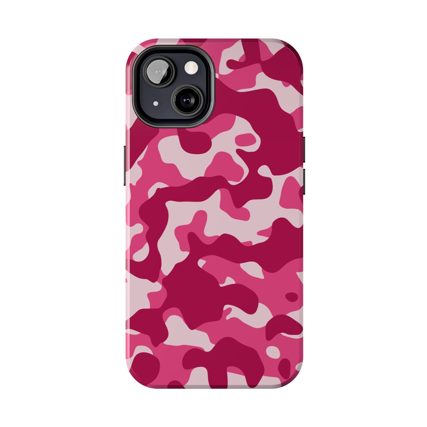 Pink Valentines Day Camo print- iPhone case- aesthetic & stylish design