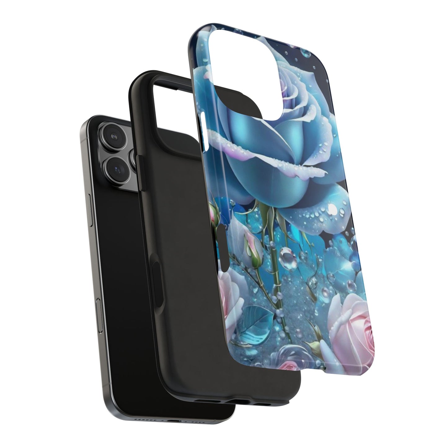 Rose drop, floral iPhone Cover, flower Accessory, Cute Phone Protector, seasonal Tech