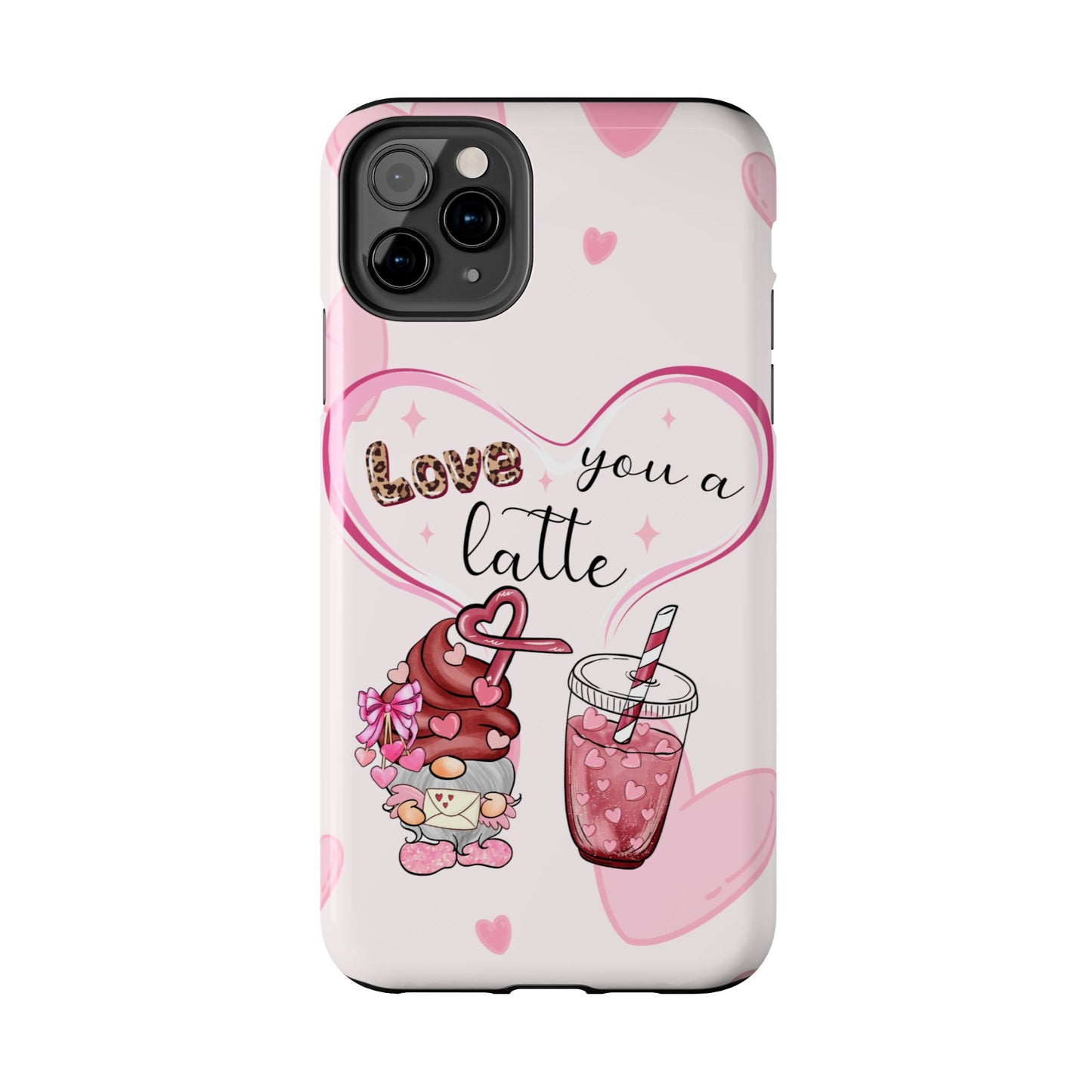Love you a latte-Valentines day iPhone case- Romantic & stylish design