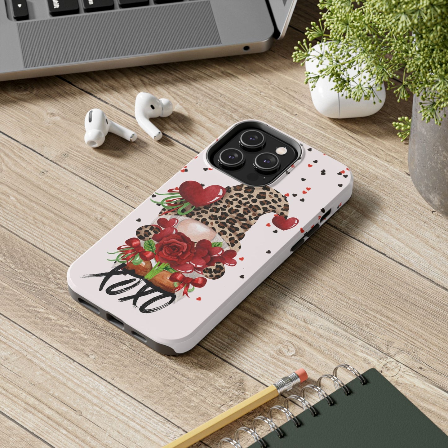 XOXO Gnome-Valentines day iPhone case- Romantic & stylish design