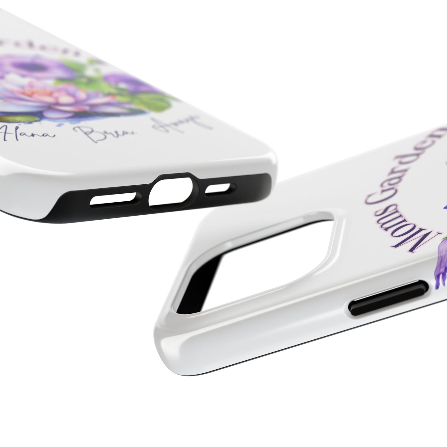 Custom "Moms Garden" phone case personalized Mother's Day gift