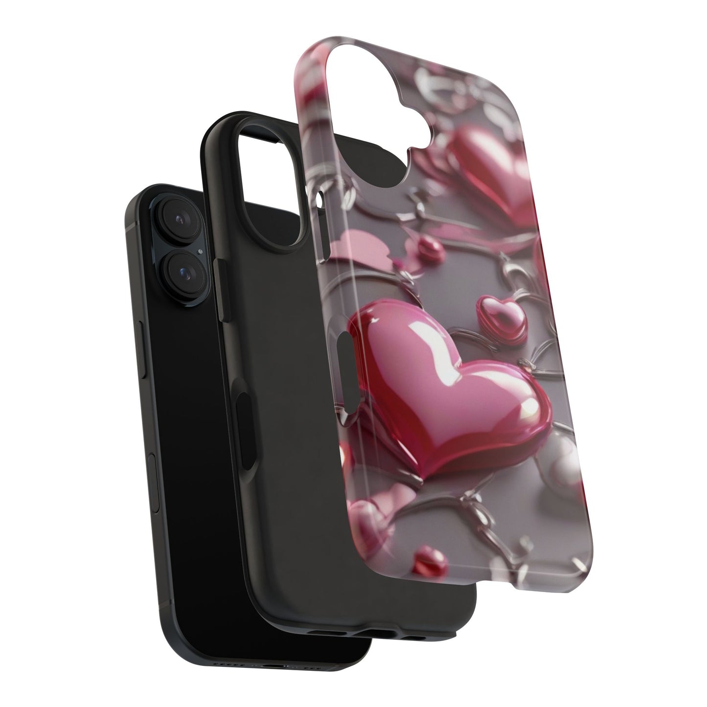 Wired heart- Valentines day iPhone case- Romantic & stylish design