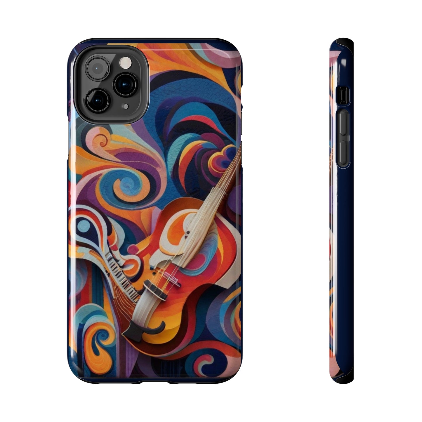 Mystical abstract musical vibe Tough iPhone Case