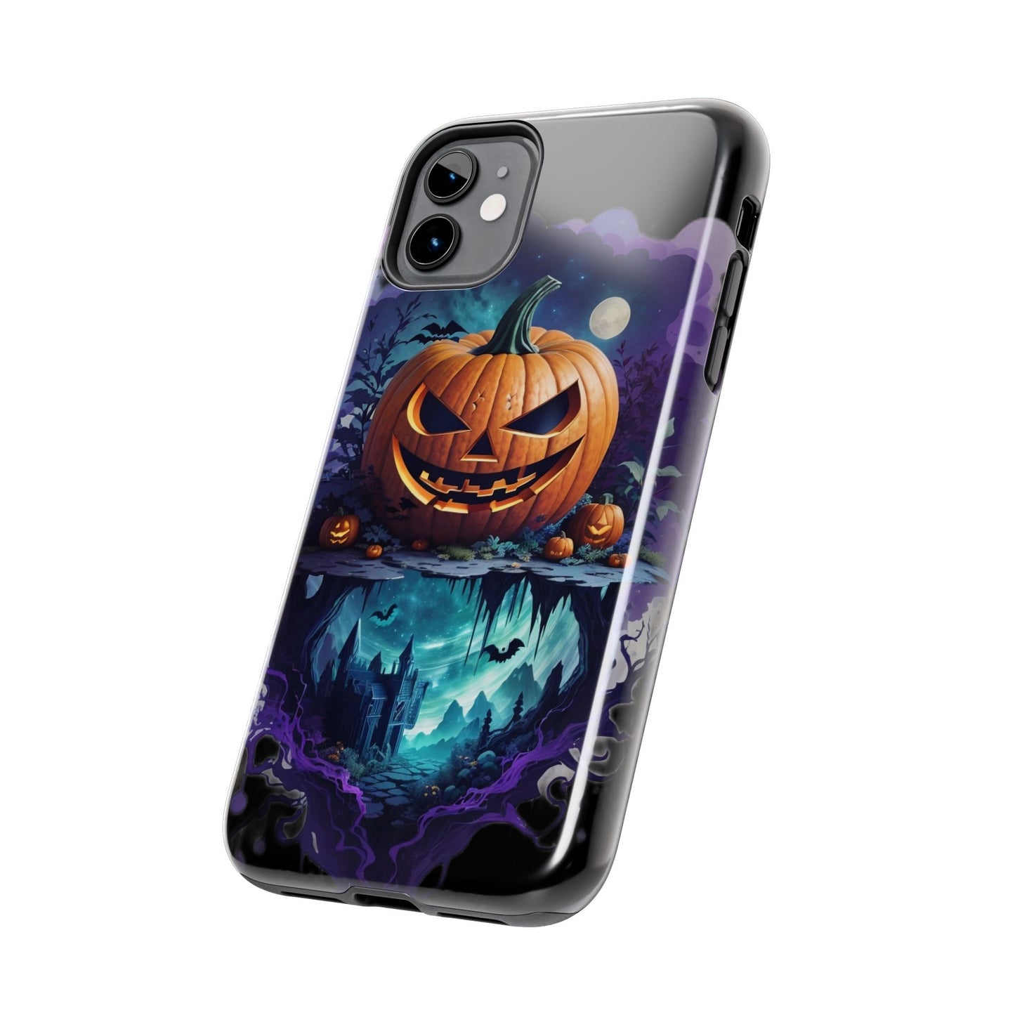 Halloween jack-o-lantern Tough Phone Cases