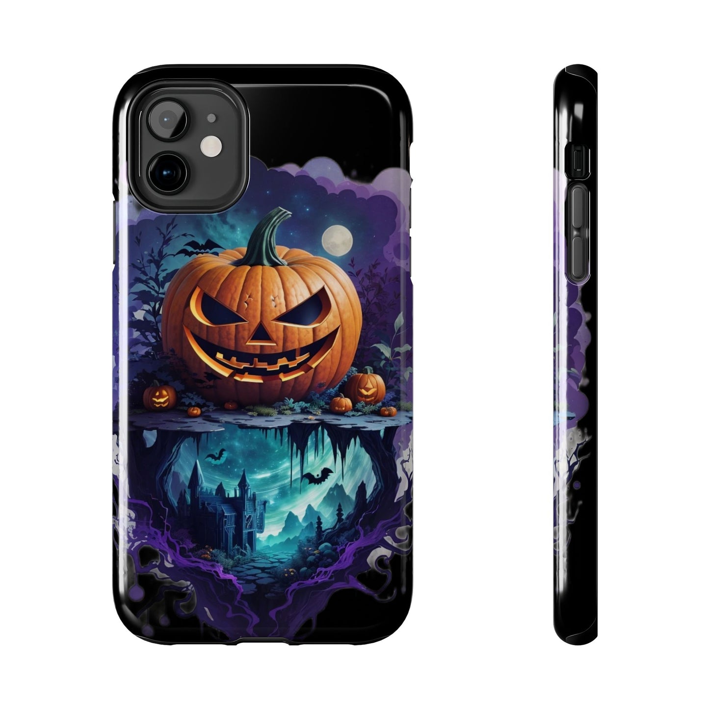 Halloween jack-o-lantern Tough Phone Cases