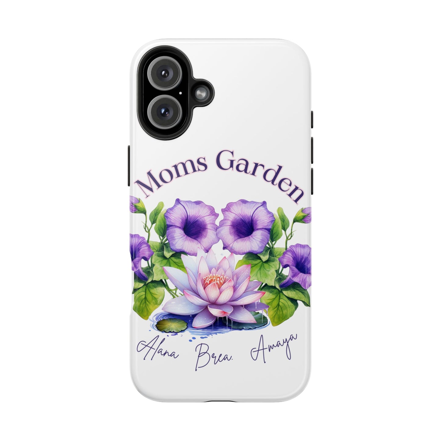 Custom "Moms Garden" phone case personalized Mother's Day gift