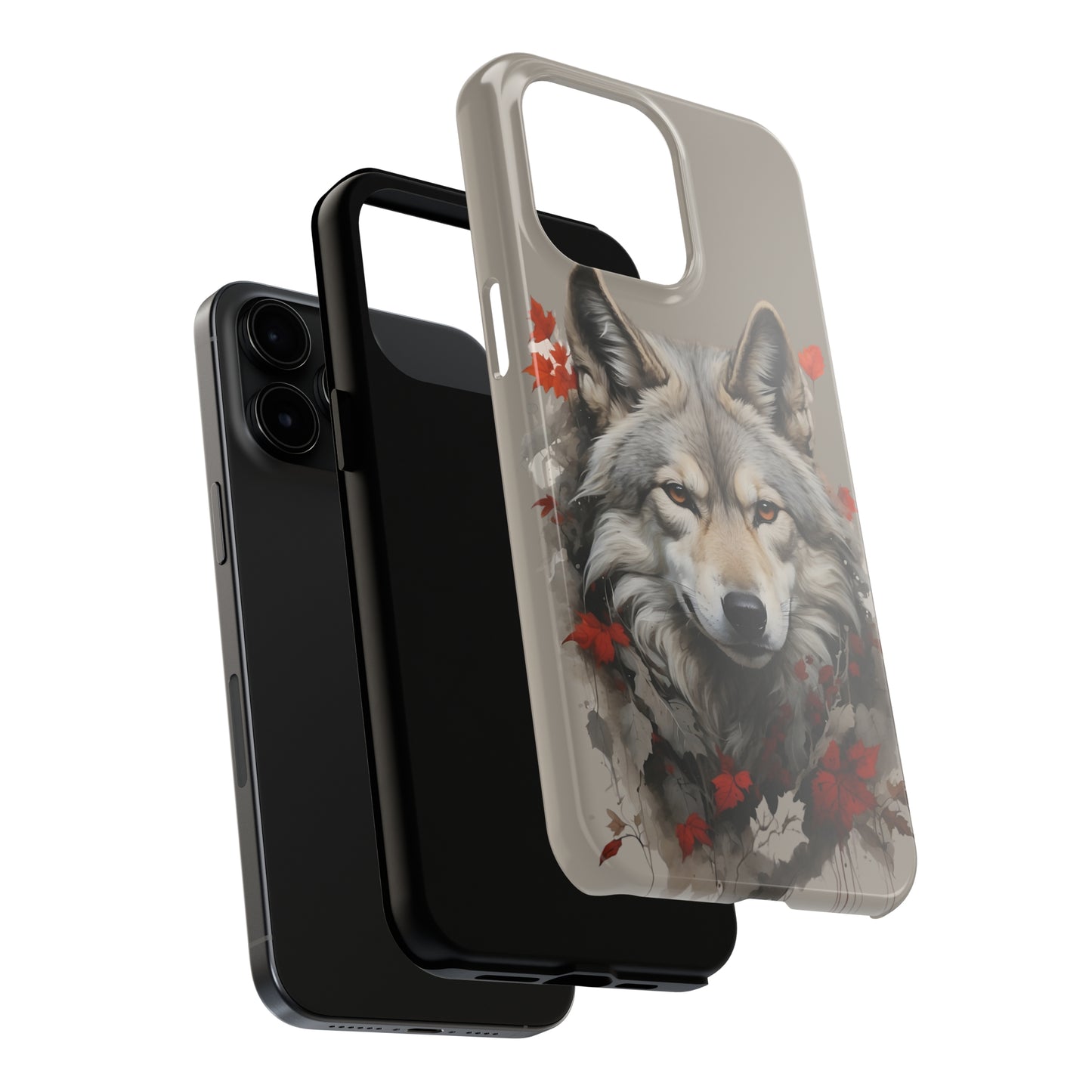 The grey wolf Tough Phone Case iPhone 14 accessories