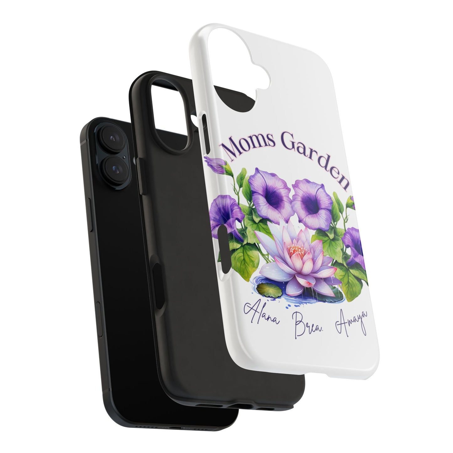 Custom "Moms Garden" phone case personalized Mother's Day gift