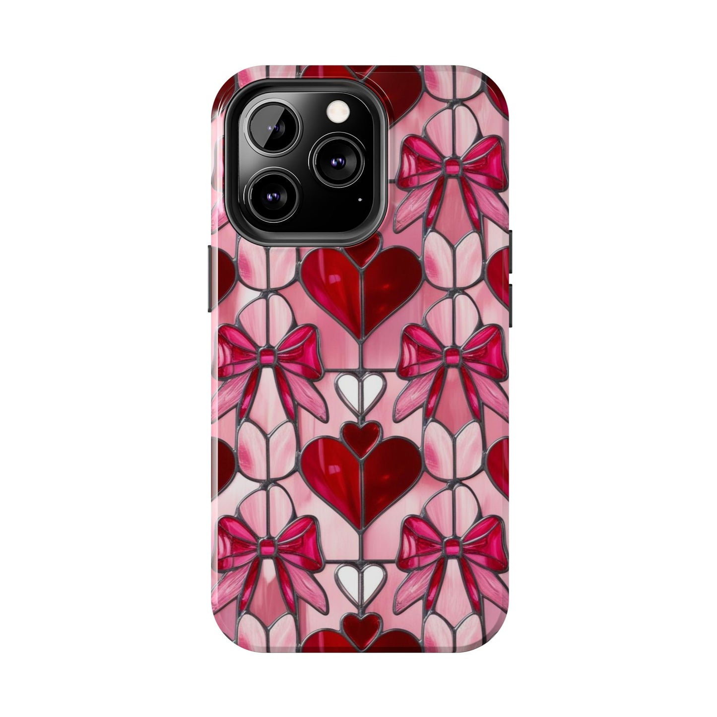 Valentines stained glass Phone Case
