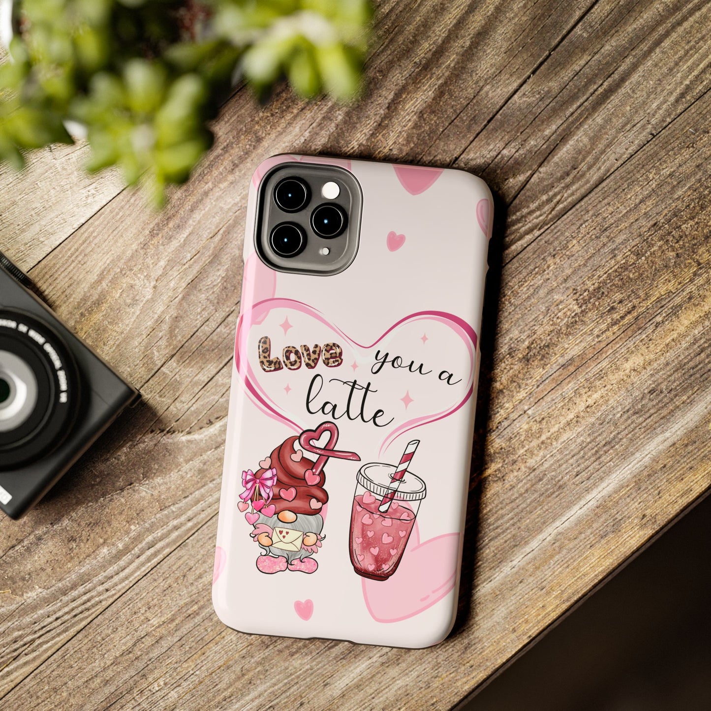 Love you a latte-Valentines day iPhone case- Romantic & stylish design