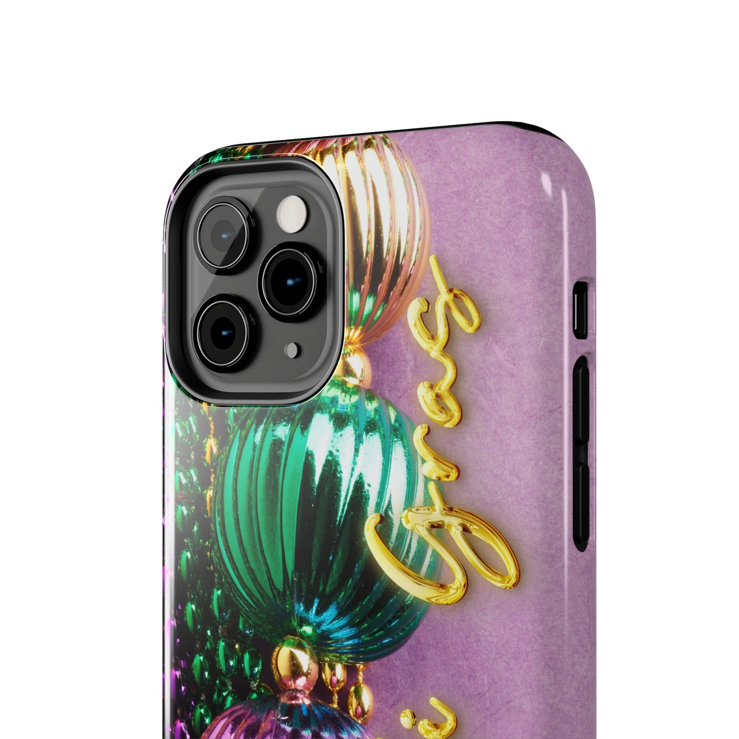 Mardi Gras beads Tough iPhone Case iPhone 15 accessories