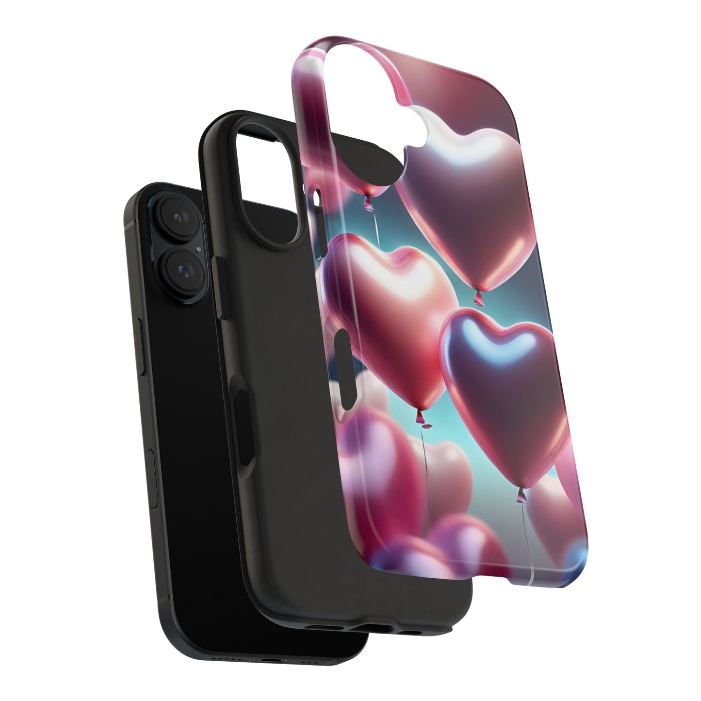 Balloons from the heart- Valentines day iPhone case-aesthetic & stylish design