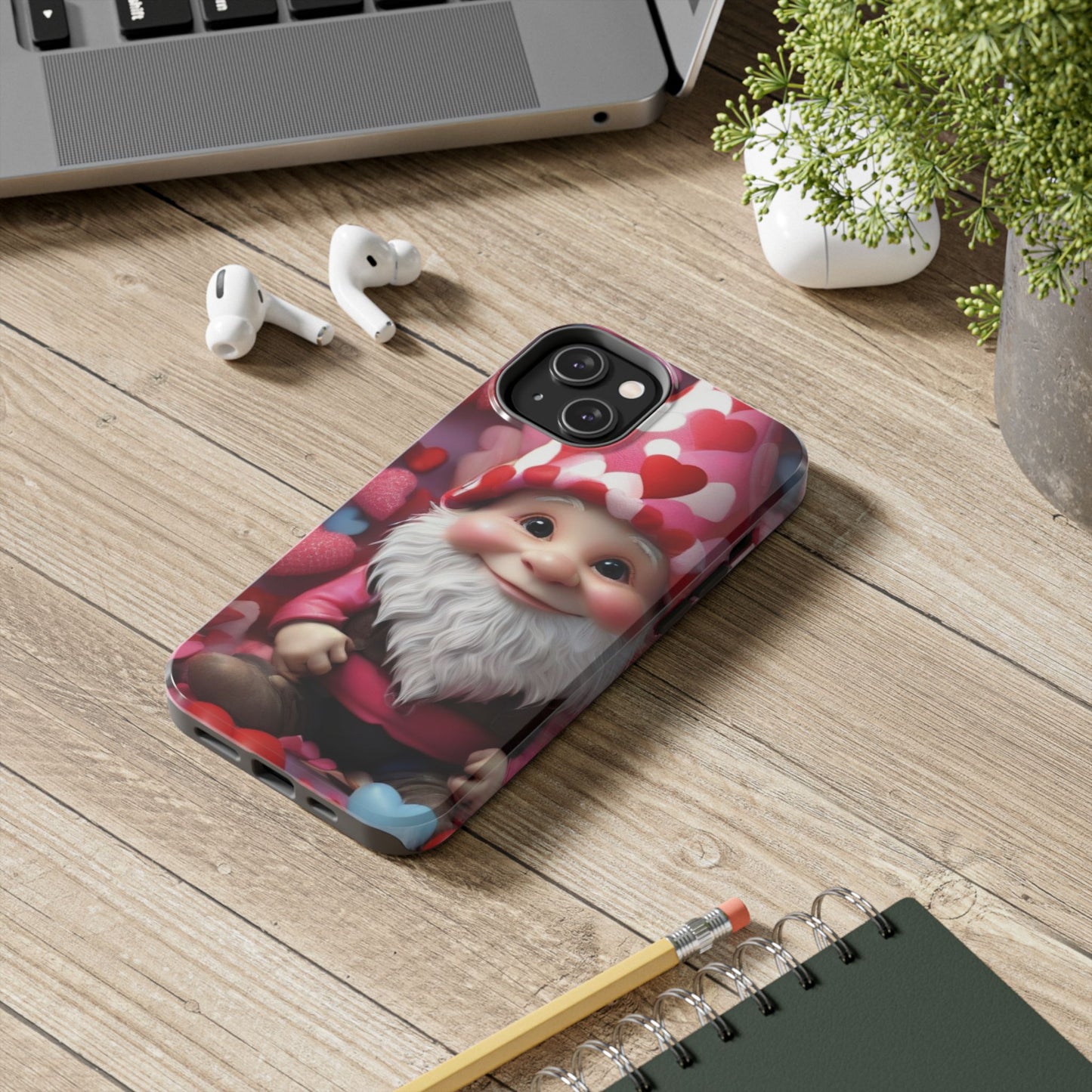 Valentines Gnome-Valentines day iPhone case- Romantic & stylish design