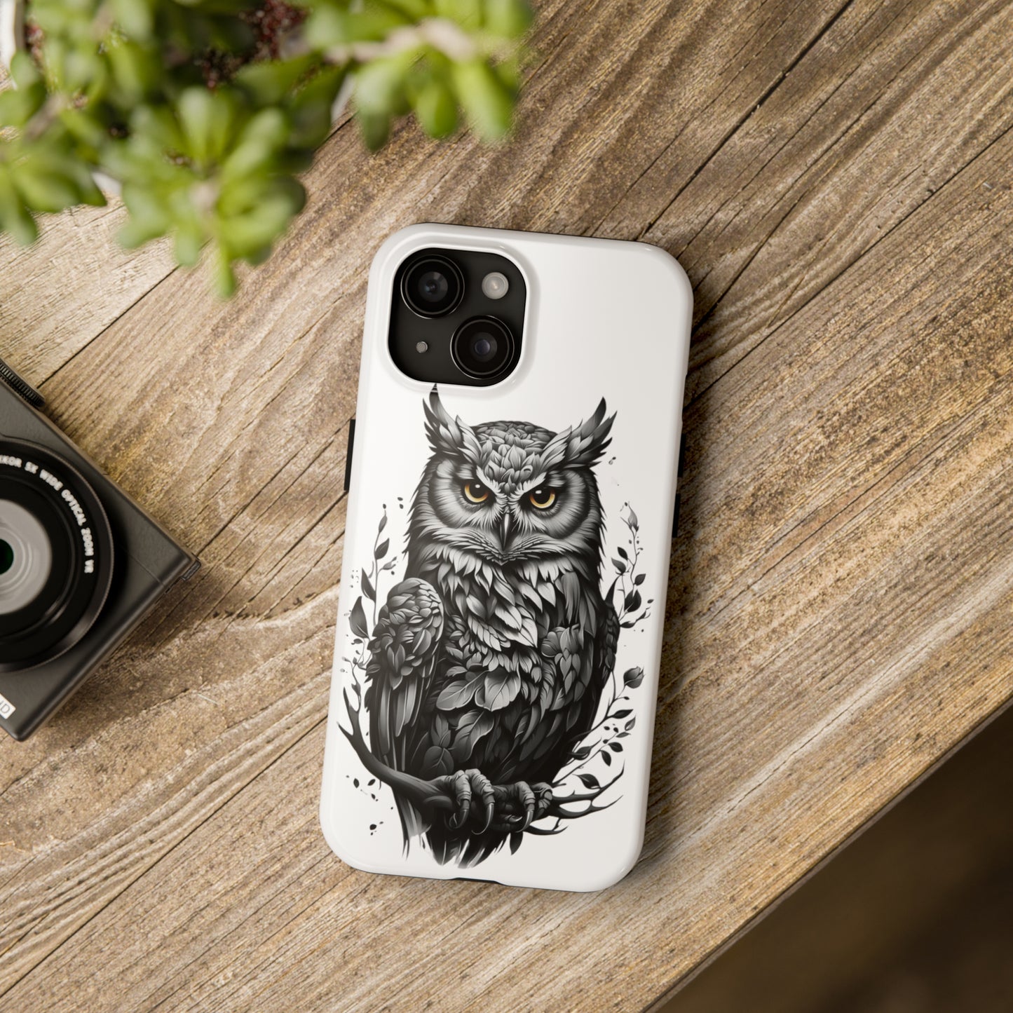Owl sketch drawing phone case iPhone accessories