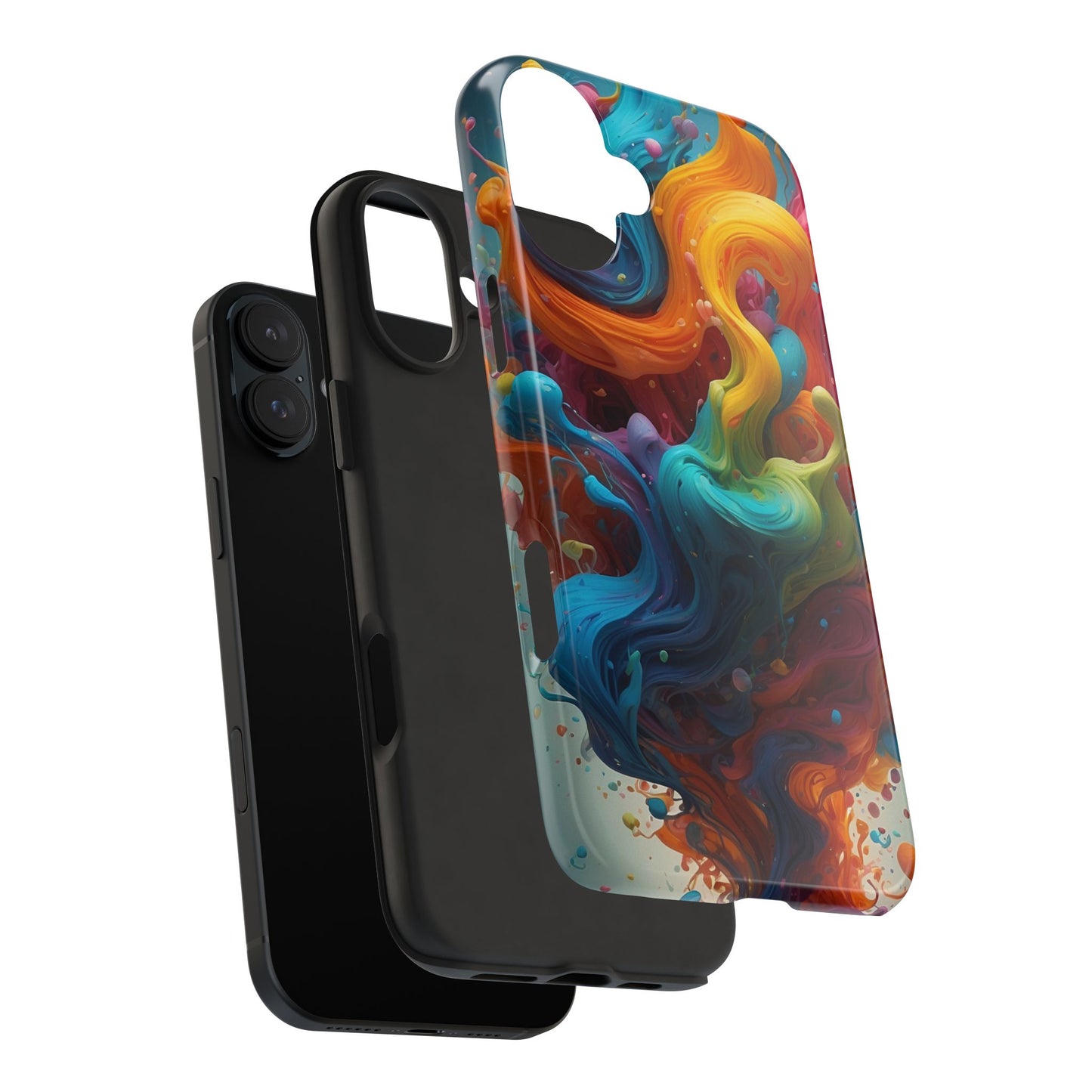 Color splash Abstract Phone Case iPhone compatible