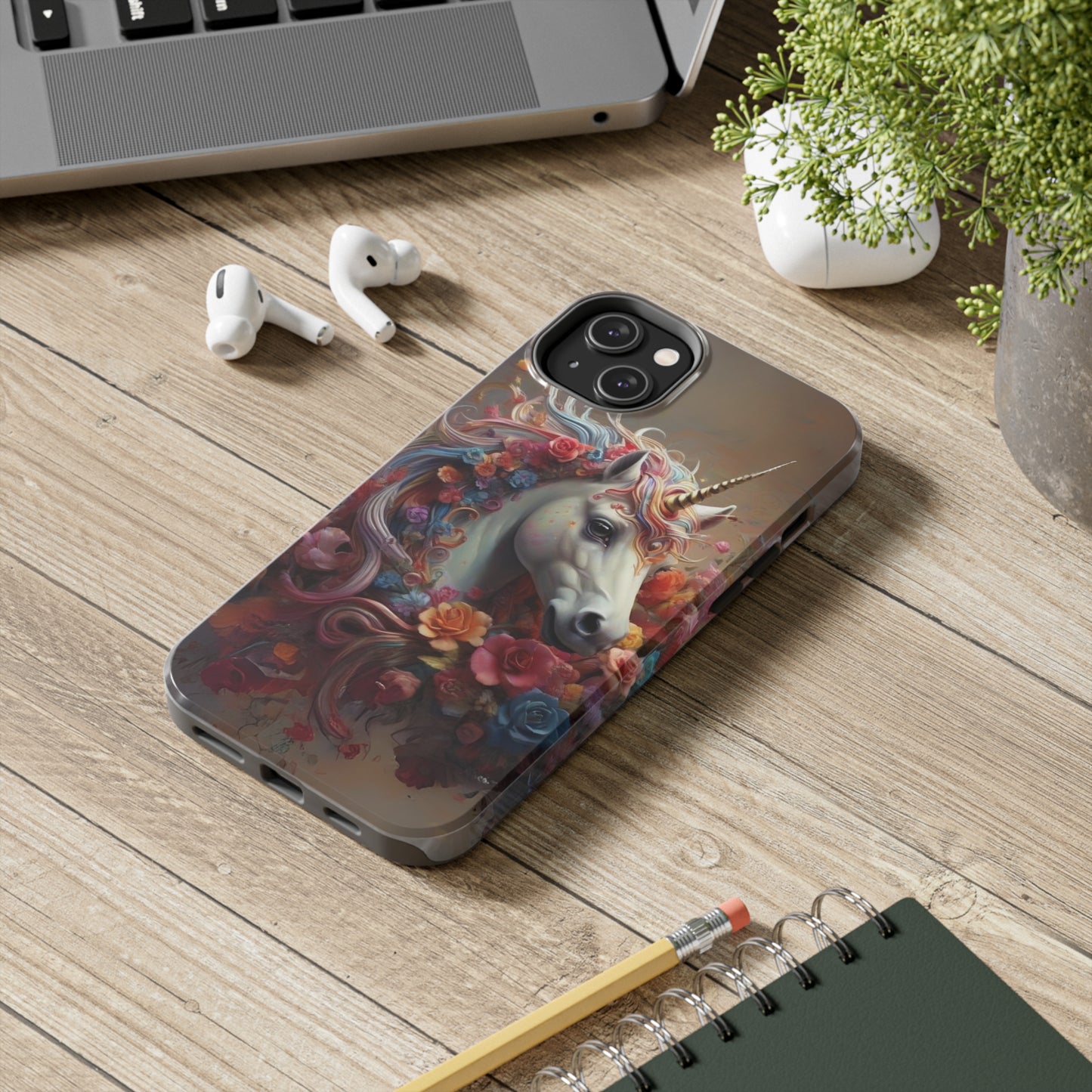 Beautiful unicorn/ Tough iPhone Case