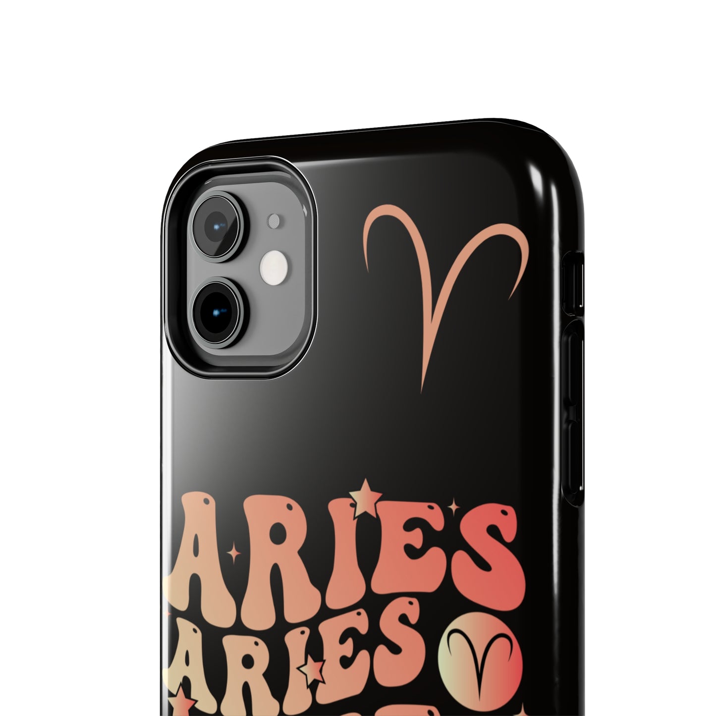 Aries bubble letter Tough iPhone Case iphone 14 accessories