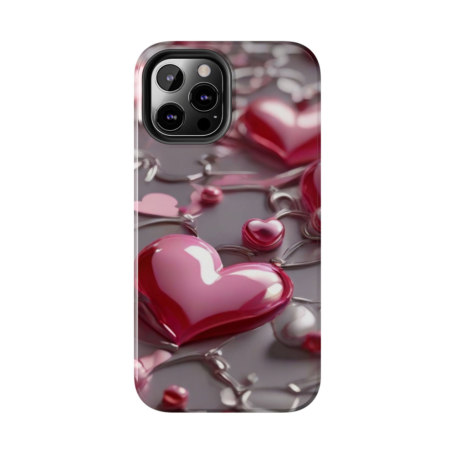 Wired heart- Valentines day iPhone case- Romantic & stylish design