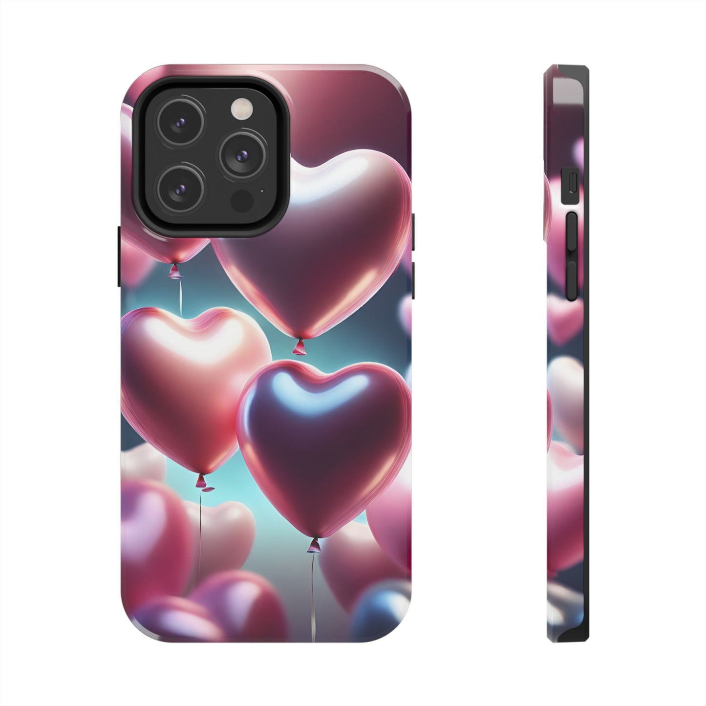 Balloons from the heart- Valentines day iPhone case-aesthetic & stylish design