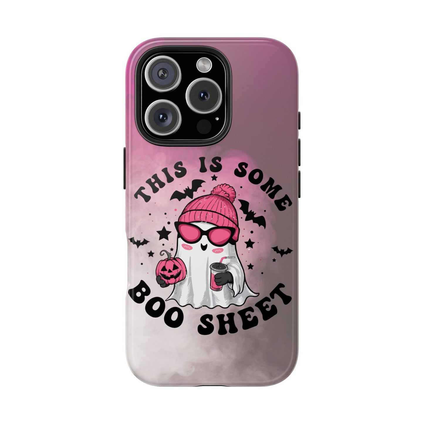 Halloween "This is some BOO sheet" phone case, iPhone 11-16 compatible