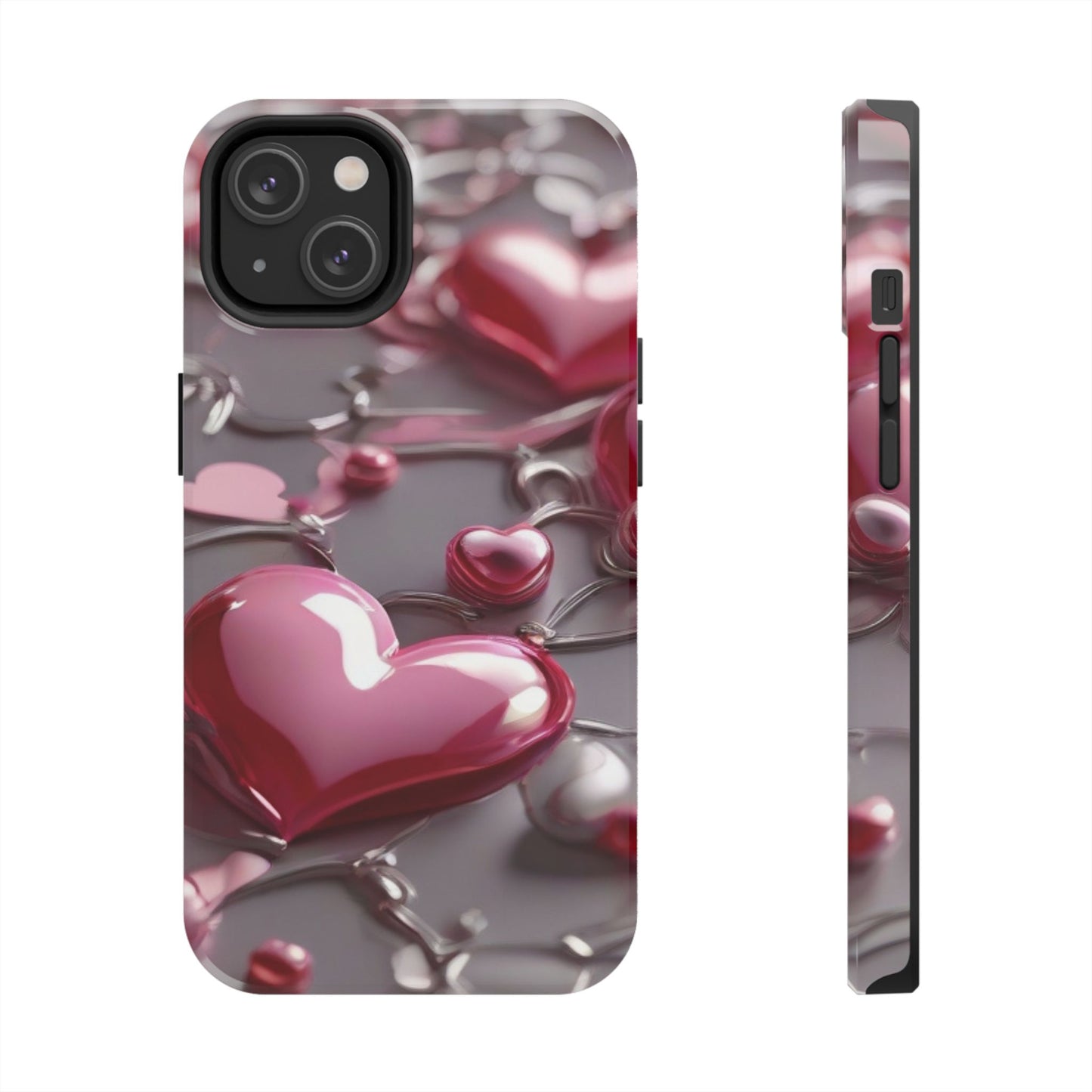 Wired heart- Valentines day iPhone case- Romantic & stylish design