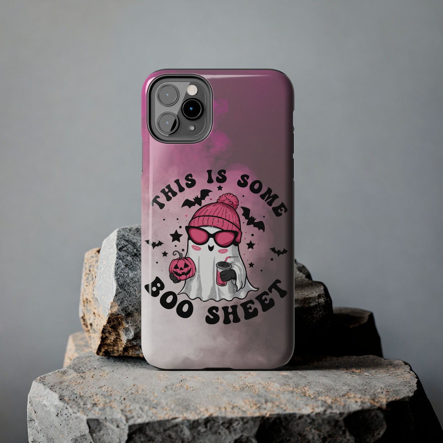Halloween "This is some BOO sheet" phone case, iPhone 11-16 compatible