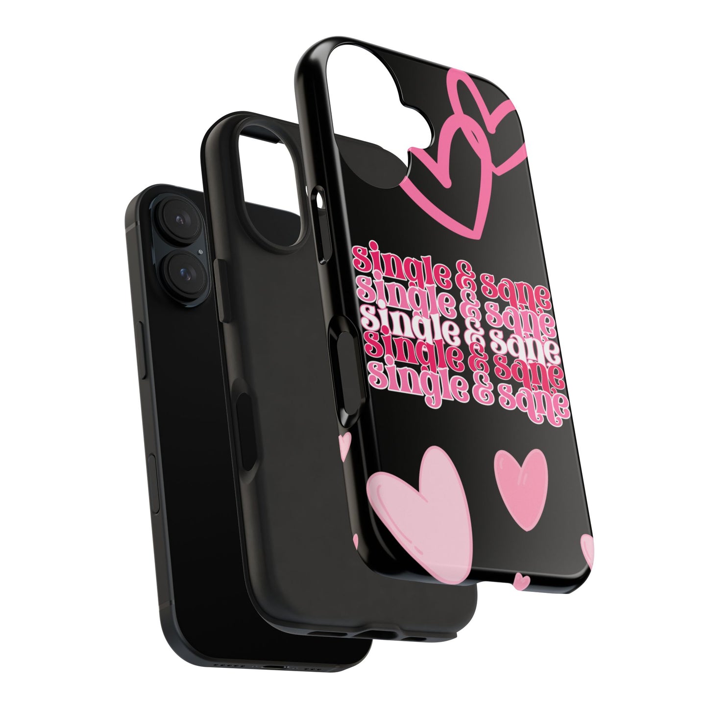 Single and Sane Valentine iPhone Case | Sole Artist Studio