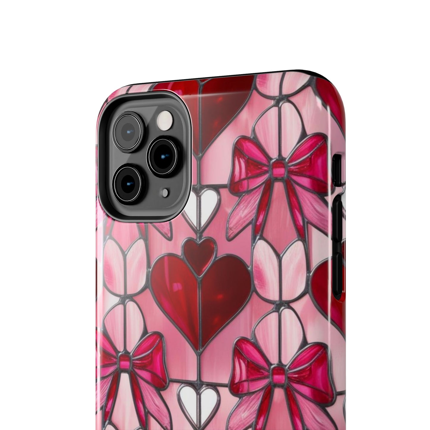 Valentines stained glass Phone Case