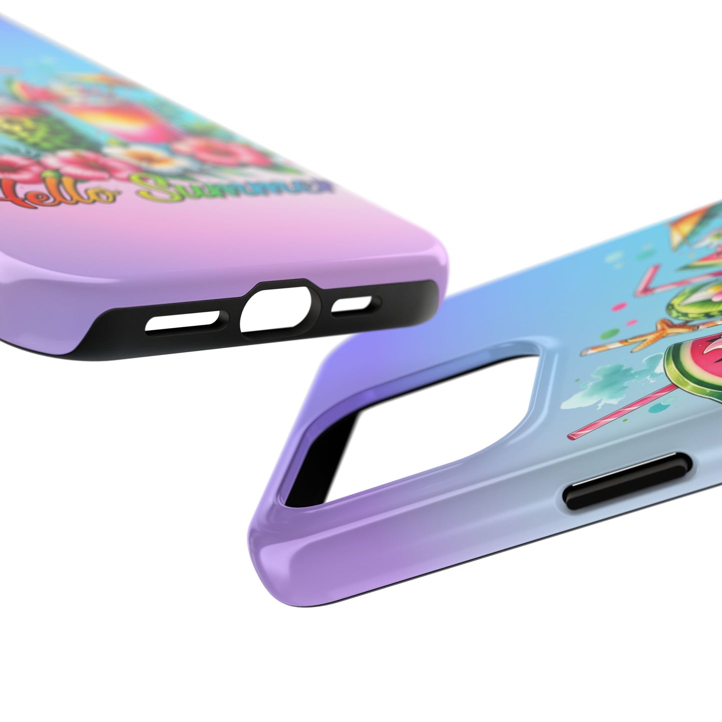 HELLO SUMMER aesthetics Phone case. Compatible with iPhone models 11-16 Custom phone case for smartphones. design for Girls, Woman