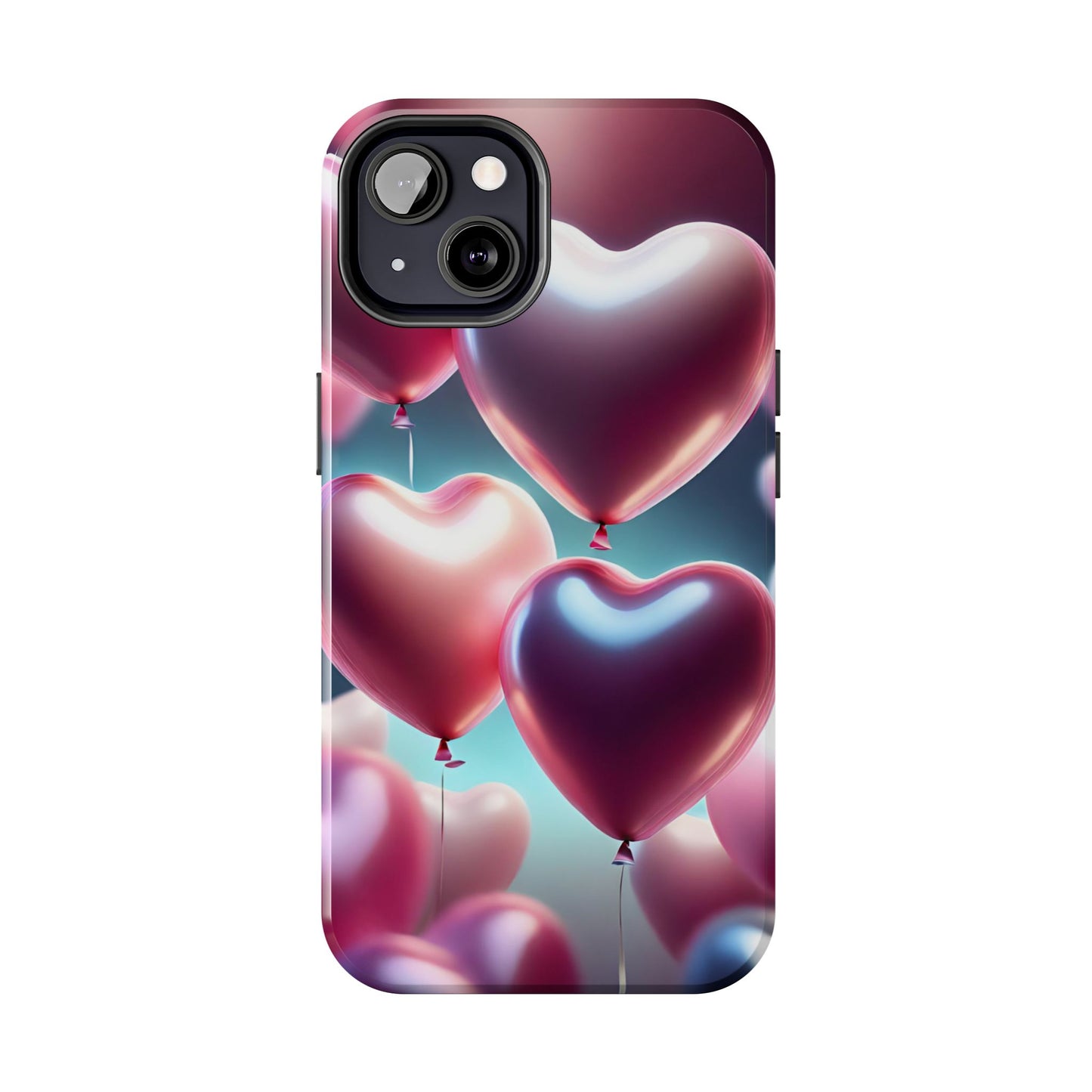 Balloons from the heart- Valentines day iPhone case-aesthetic & stylish design