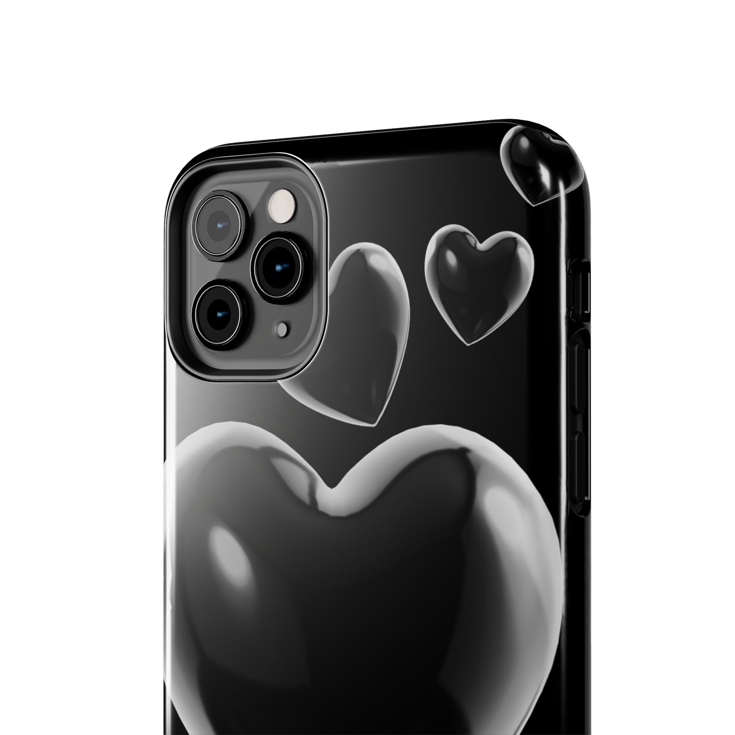 Black & White heart/ Tough IPhone Case