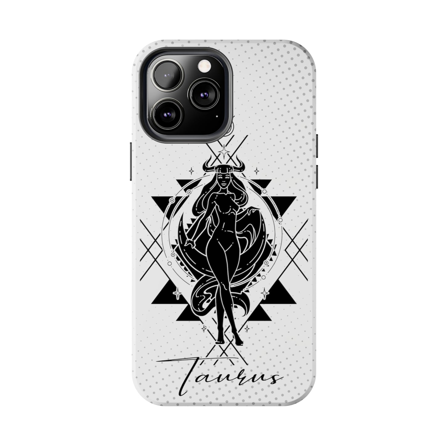Black & white Taurus Tough iPhone Case iPhone accessories