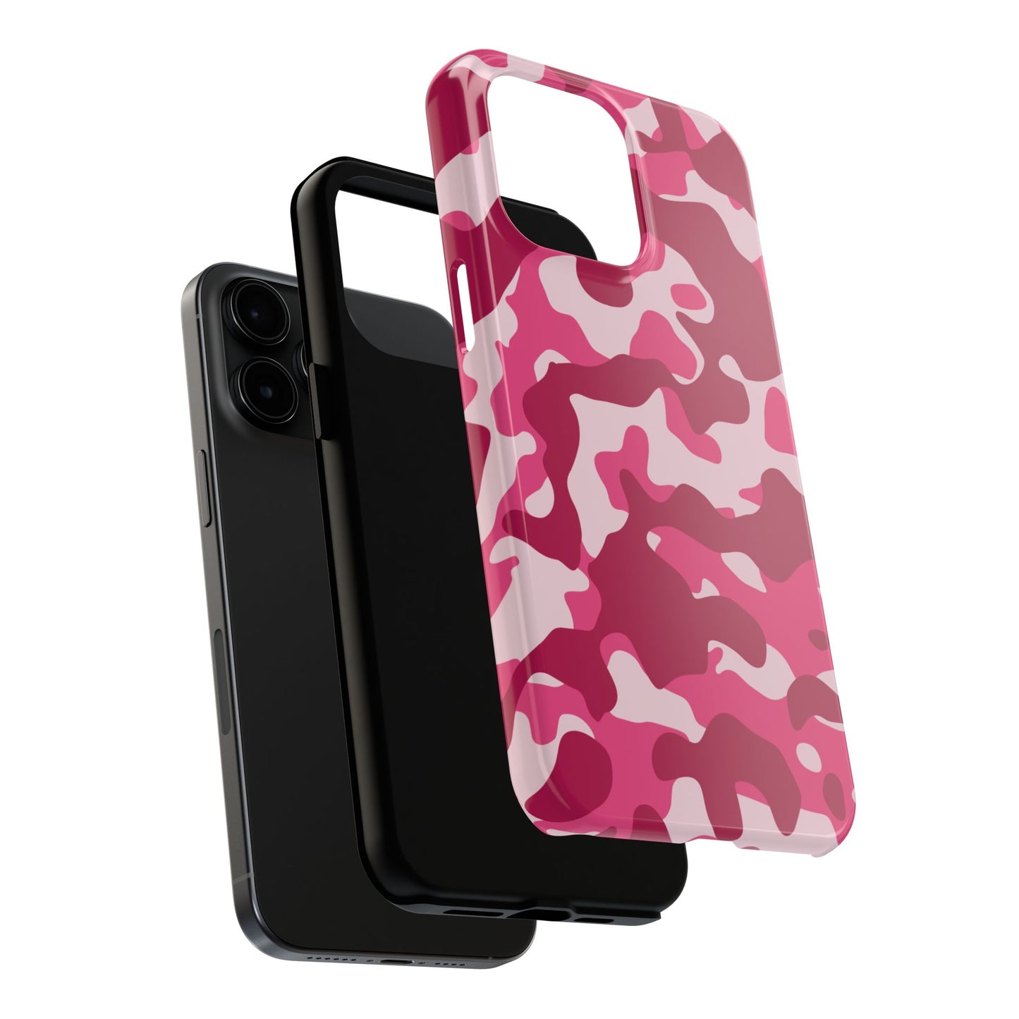 Pink Valentines Day Camo print- iPhone case- aesthetic & stylish design