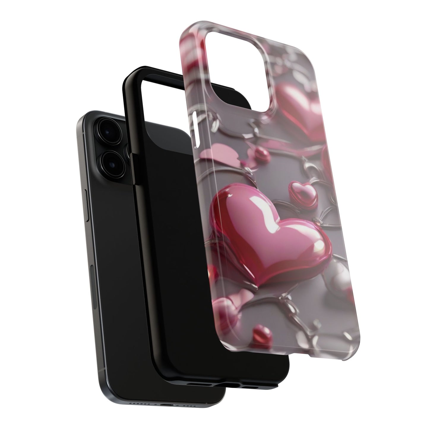 Wired heart- Valentines day iPhone case- Romantic & stylish design