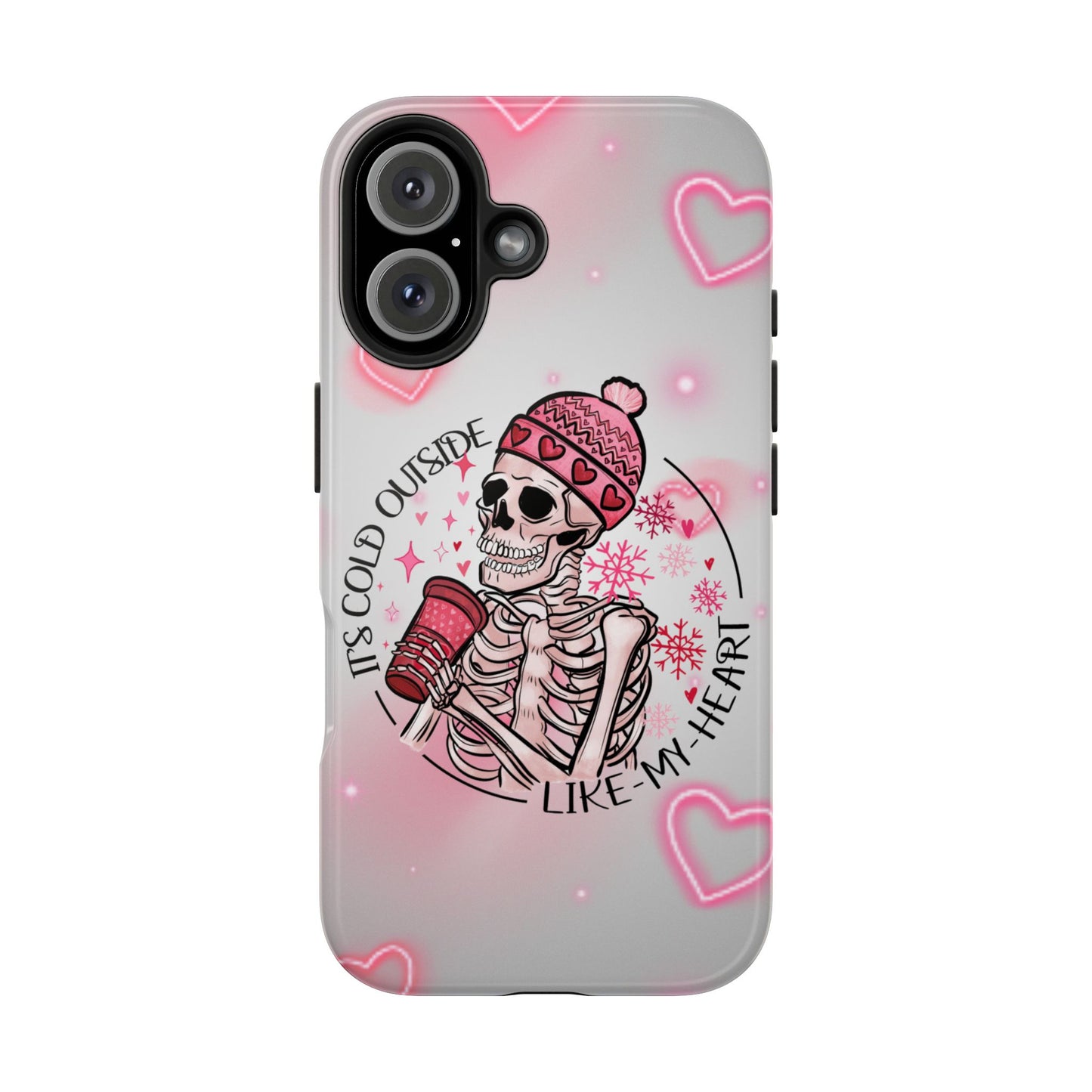 It's cold outside like my heart-Valentines day iPhone case- Romantic & stylish design