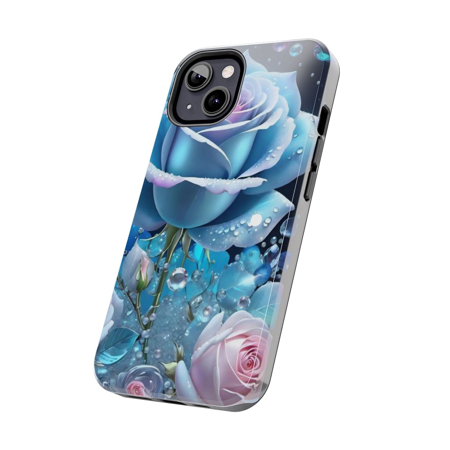 Rose drop, floral iPhone Cover, flower Accessory, Cute Phone Protector, seasonal Tech