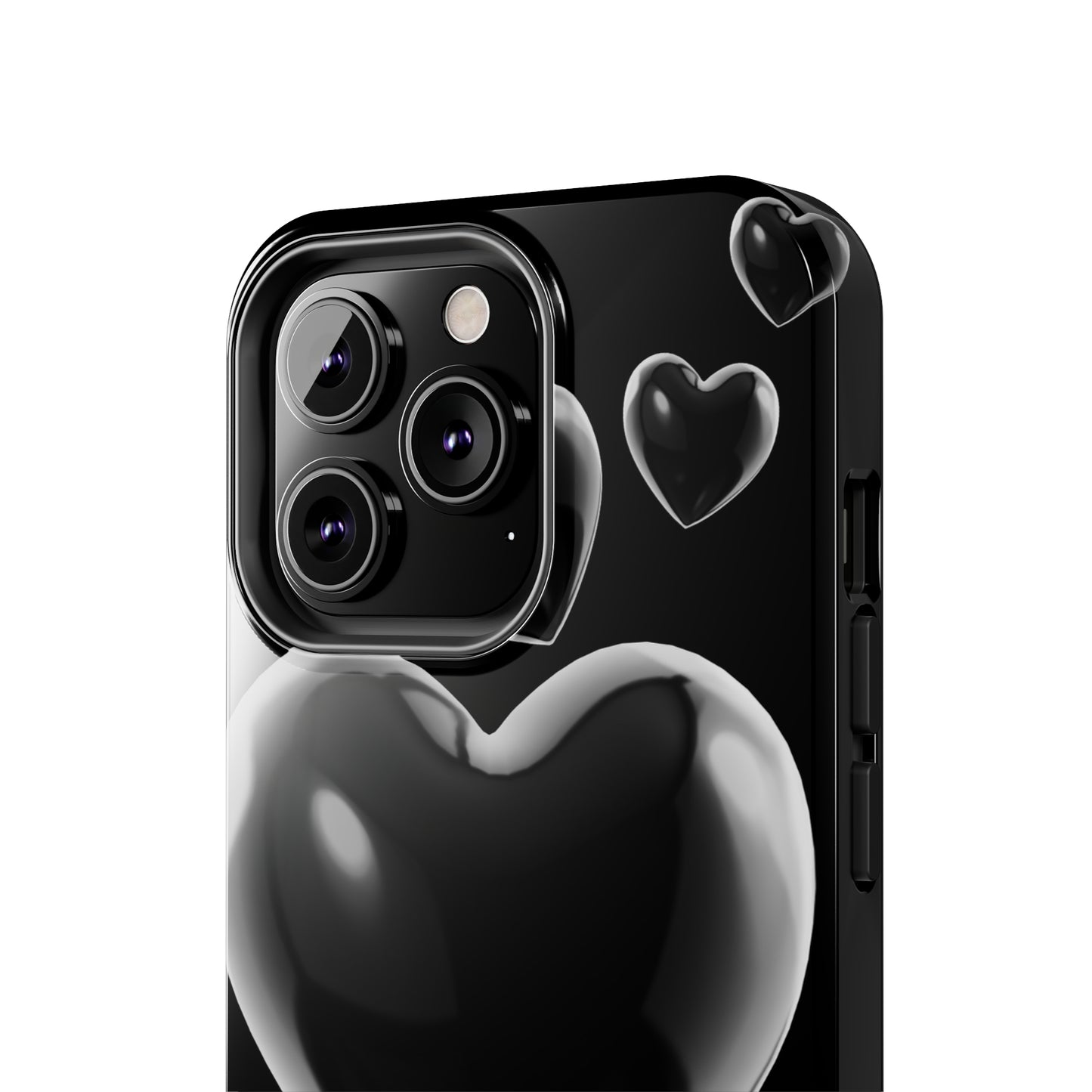 Black & White heart/ Tough IPhone Case
