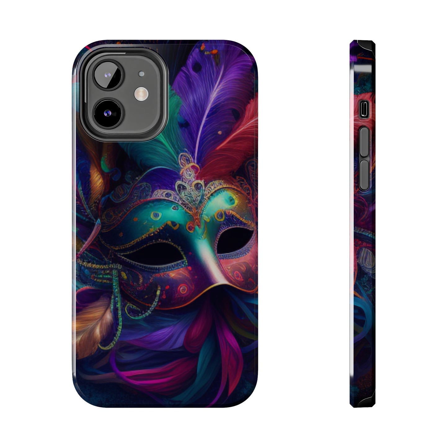 Mardi Gras mask Tough iPhone Case iPhone 15 accessories