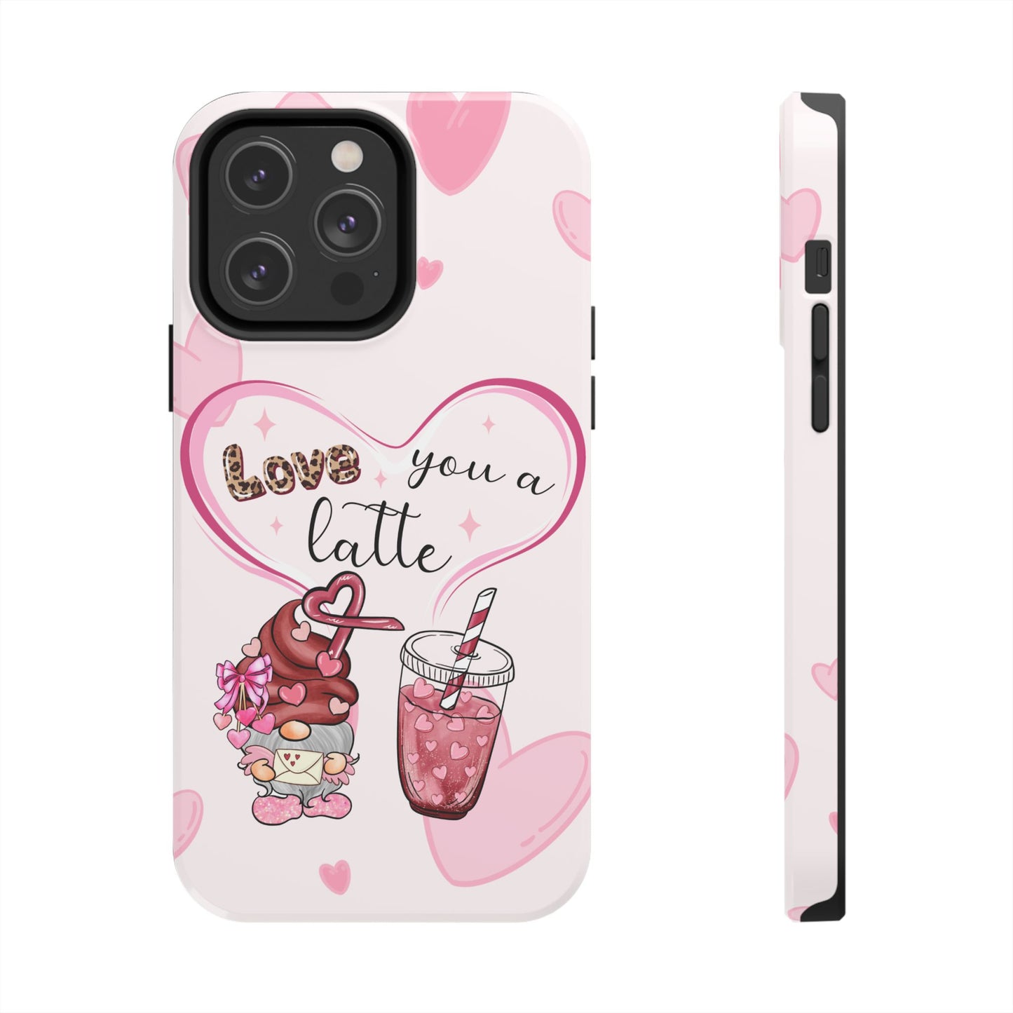 Love you a latte-Valentines day iPhone case- Romantic & stylish design
