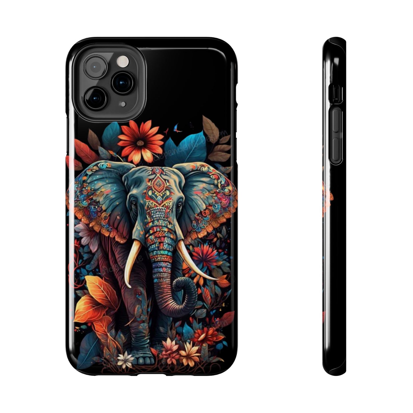Autumn Elephant Bliss unique phone case- iPhone compatible