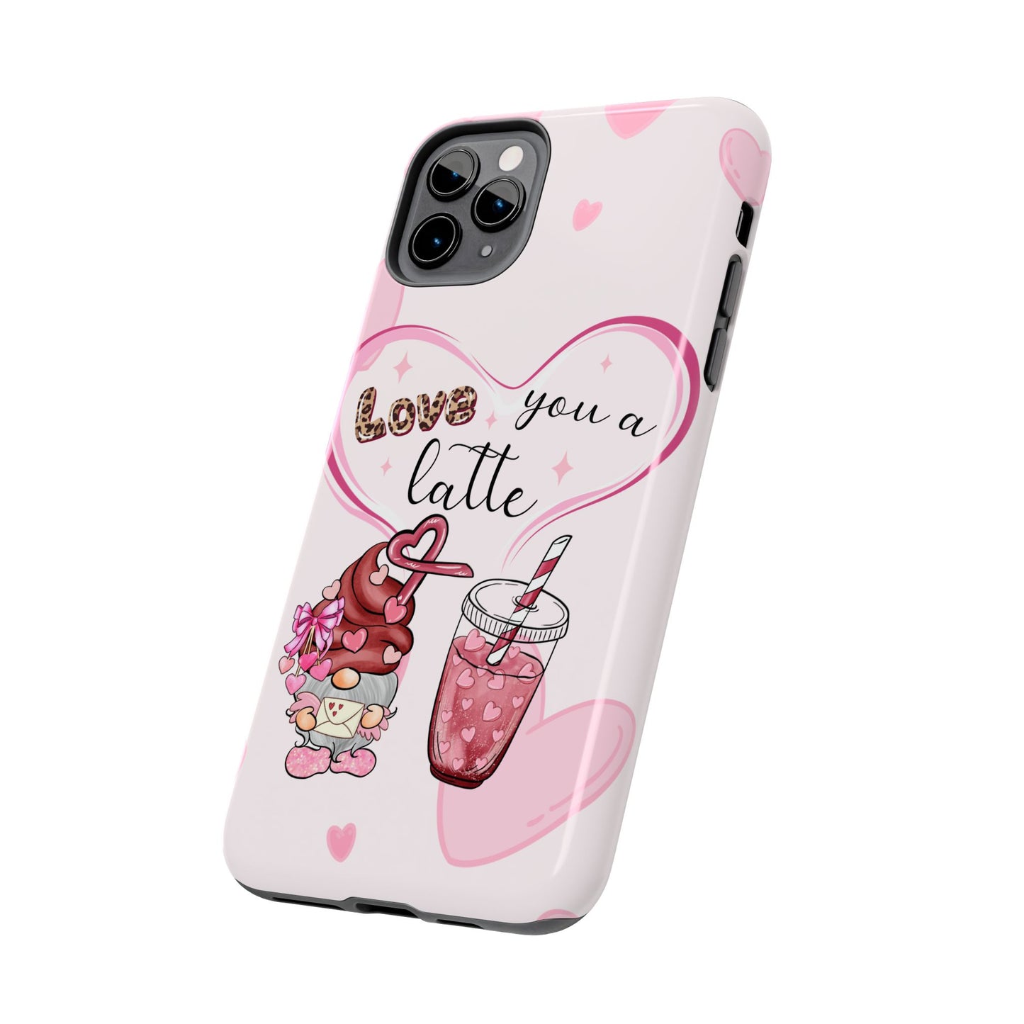 Love you a latte-Valentines day iPhone case- Romantic & stylish design
