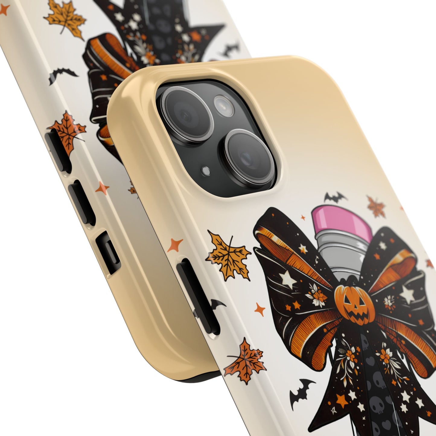 Personalized Halloween themed phone case for Teachers, Models 11-15