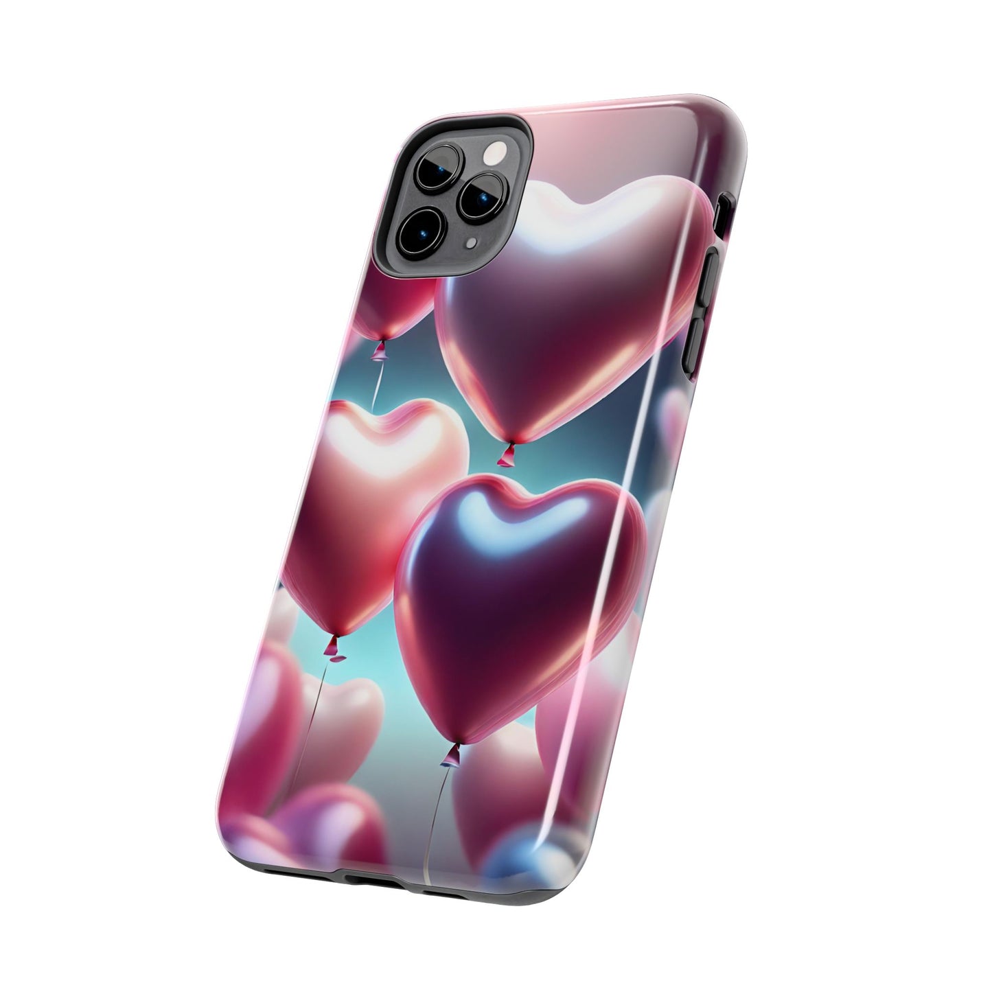 Balloons from the heart- Valentines day iPhone case-aesthetic & stylish design