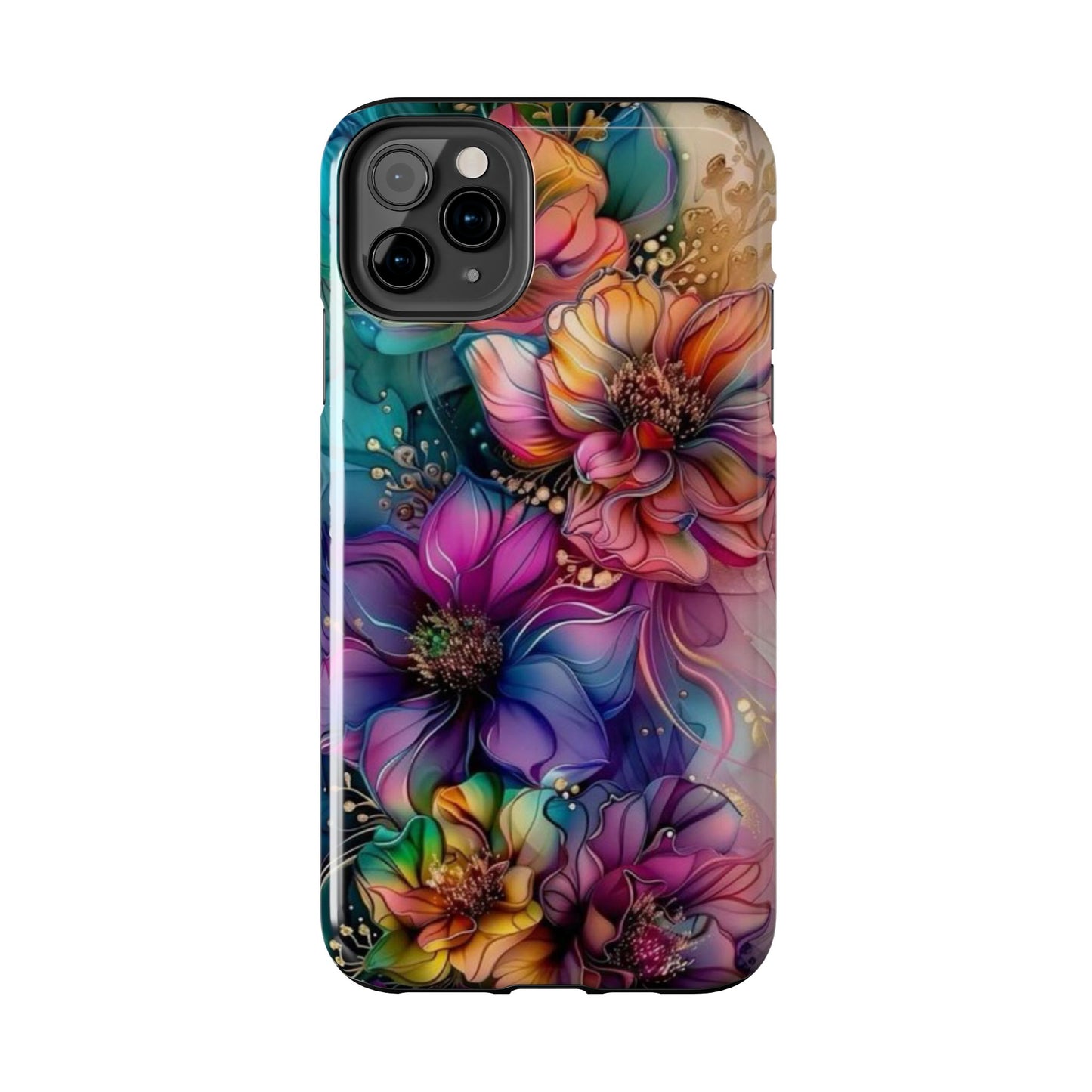 Watercolor Blooms iPhone Case