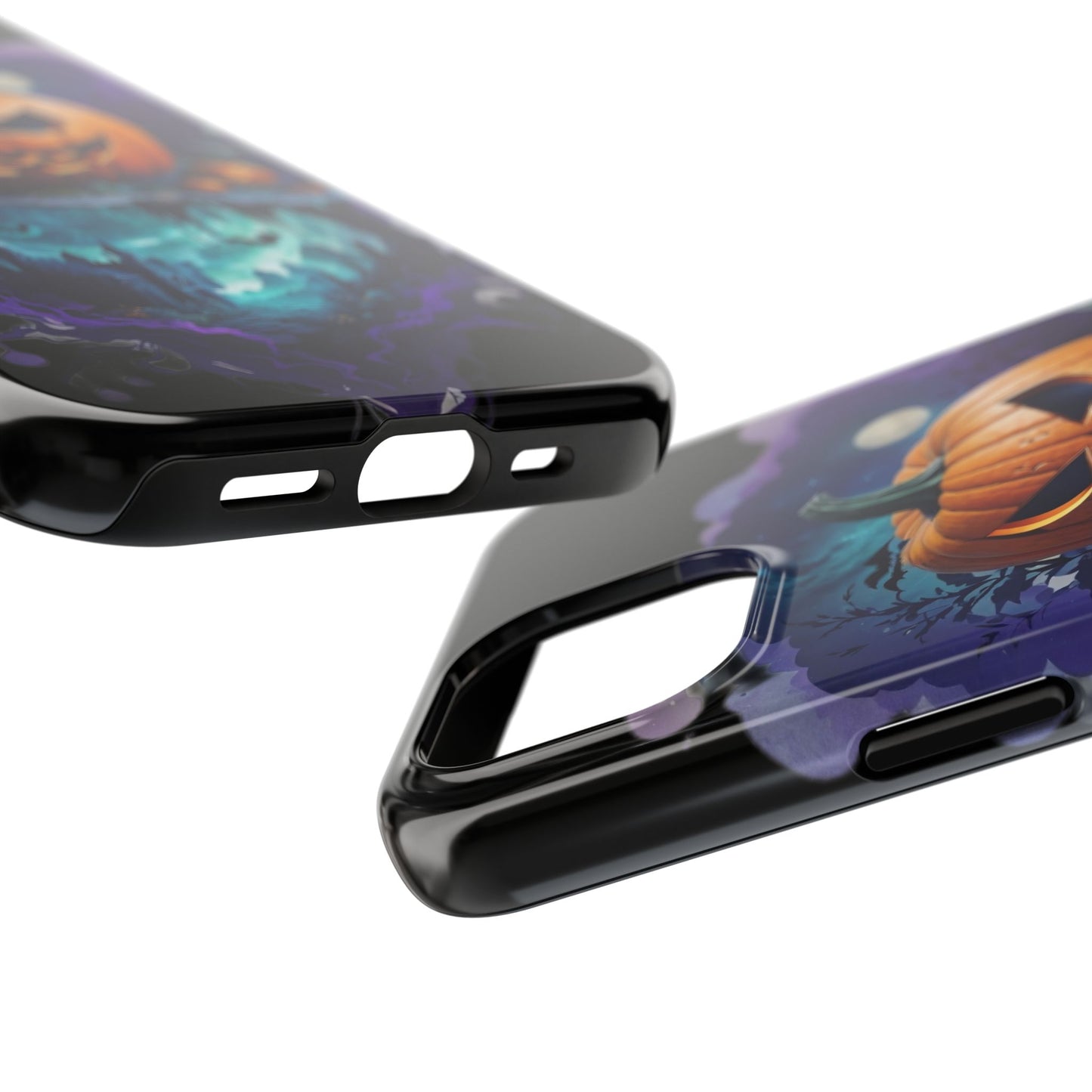Halloween jack-o-lantern Tough Phone Cases