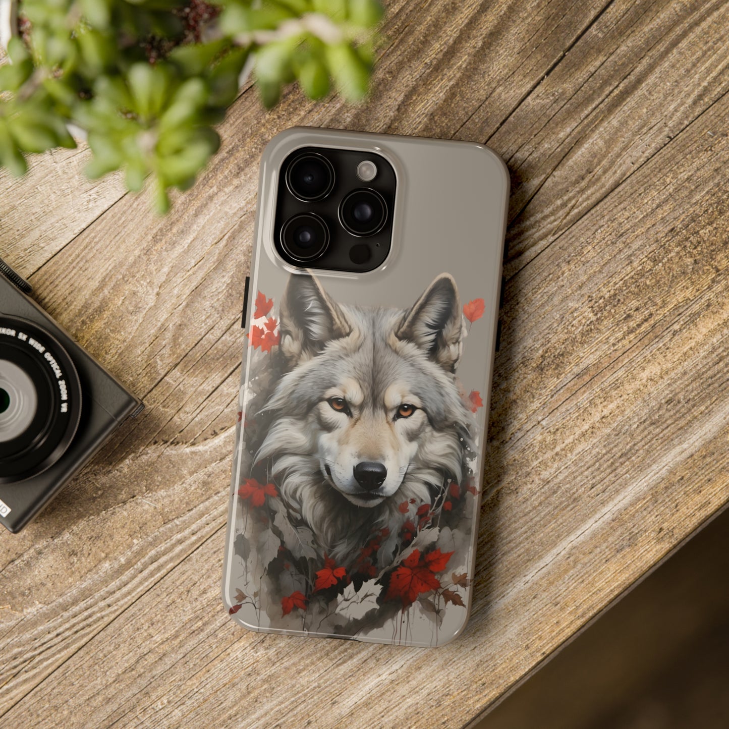 The grey wolf Tough Phone Case iPhone 14 accessories